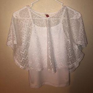 Tank top and over shirt